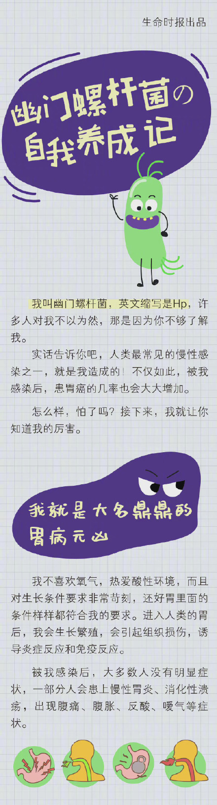 幽门螺杆菌是何玩意?它如何在几天之内感染一家人的.