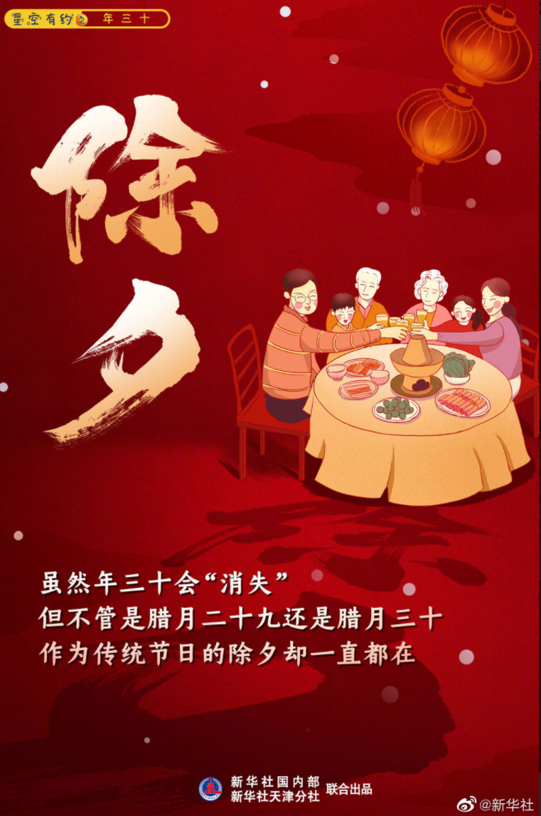 从2025年开始起,将连续5年没有年三十这一天.那过年怎么算