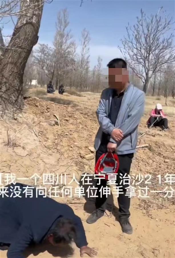 宁夏万亩树木被煤矿断水面临枯死原因:当地一煤矿不供水