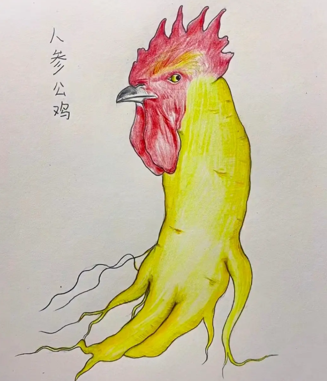 美术生的0分试卷.用谐音梗作画.都是灵魂画手呀