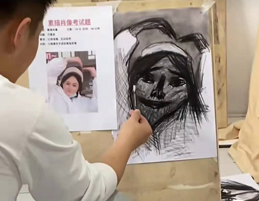 美术生的0分试卷.用谐音梗作画.都是灵魂画手呀